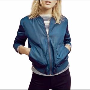 ANTHROPOLOGIE Hei Hei - Bomber Jacket (Teal/Aqua)